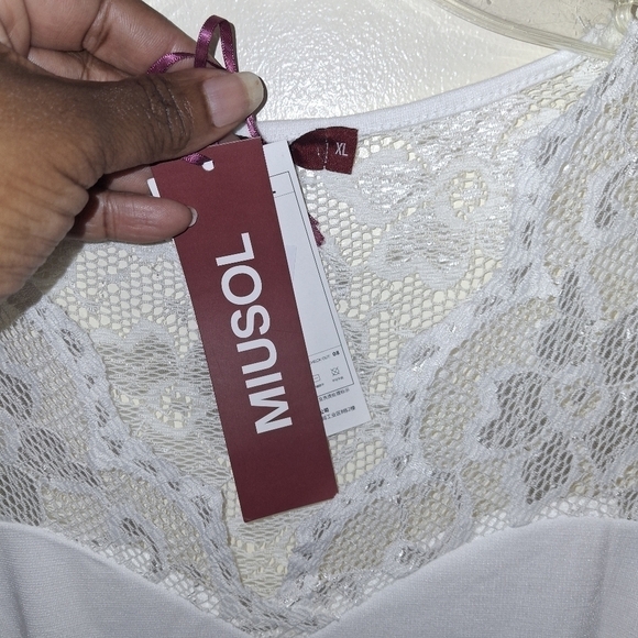 Lace Accent Dress - Picture 2 of 3